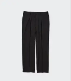 UNIQLO ユニクロ　タックワイドパンツ　メンズ　黒　ブラック　Sのサムネイル