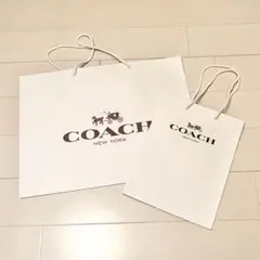 Coach_ショップ袋2枚セット