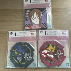 エヴァンゲリオン　ラバーコースター3枚セット