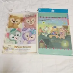 ディズニー　ダッフィー&フレンズ　クリアファイル