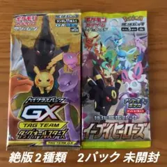 【値下げ不可】ポケモンカード サン＆ムーン 未開封パック 2種セット【8975 値下げ不可】ポケモンカード サン＆ムーン 未開封パック 2種セット
