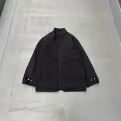 90s Eddie Bauer ダブルジップ　キルティングジャケット　内綿　無地