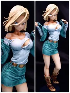 ドラゴンボール 人造人間18号 フィギュア リペイント グリッター&グラマラスB