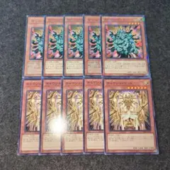マンジュ・ゴッド、チョウジュ・ゴッド　遊戯王　デッキパーツ　まとめ売り　環境