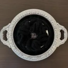 モヘアフリルシュシュ / 黒