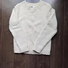 【美品】MHL. ニット セーター 白 アイボリー ウール M