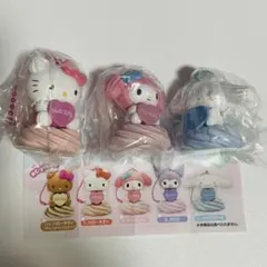 サンリオ　ホイップクリームマスコット　3種セット