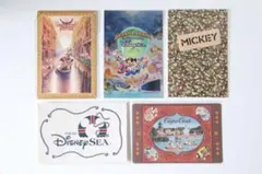 (D14) Disney SEA 販売終了ポストカード 4枚セット