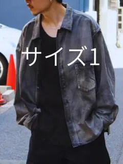 ancellm FADED L/C WORK SHIRT ANC-SH114-B - メルカリ