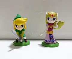 ★ゼルダの伝説 大地の汽笛 チョコエッグ リンク ゼルダ姫 セット★