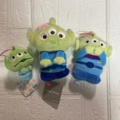 トイストーリー　エイリアン リトルグリーンメン　キーホルダー　3点セット