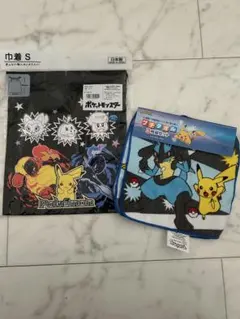 ポケモン 巾着袋 Sサイズ ハンカチセット　入学　入園準備