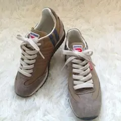 ✨美品✨PATRICK マラソン ベージュ×グレー スニーカー パトリック
