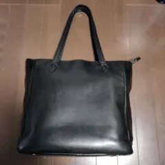 HERGOPOCH エルゴポック 3室構造 レザー トートバッグ 黒のサムネイル