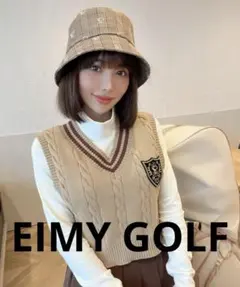 ⭐︎新品未使用品　eimy golf エイミーゴルフ　ペプラムブルゾン エイミーゴルフ ペプラムブルゾン ホワイト eimygolfエイミー