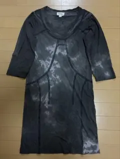 【数回使用】DIESEL カットソーワンピース 七分袖