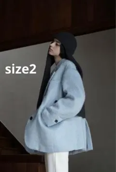 CLANE MIX SHAGGY OVER TAILORED JACKET