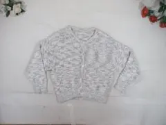 101121　アーバンリサーチ　カーディガン　白ｘグレー　サイズone