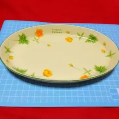 hiromichi nakano 花柄楕円皿