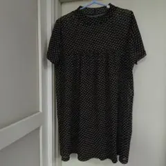 ハイネック半袖チュニック