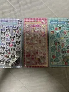 ボンボンドロップシール　正規品　サンリオ　ハローキティ　クロミ　ハンギョドン