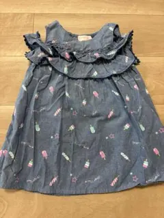 mezzo piano アイスクリーム柄ワンピース 90cm