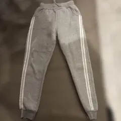 グレー サイドストライプ 長ズボン