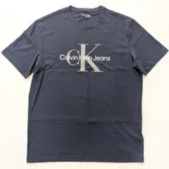 Calvin Klein Tシャツ 半袖 CKロゴ ネイビー