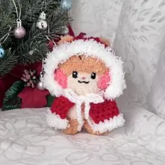 zeroni ぬい服　ゼロニ　ノーマル&キーリング○ ボンネット　ヘッドドレス