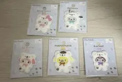 セリア　サンリオふわふわスノー　パイルワッペン