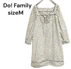 A*n様 Do! Family 小花柄 チュニック ワンピース M オフホワイト