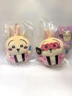 【ステッカー付】ちいかわ オタ活 うさぎマスコット 2体セット