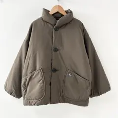 美品✨オーシバル　スタンドカラー中綿ブルゾン　カーキのサムネイル