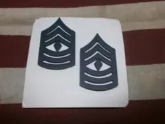 アメリカ海兵隊 階級章 先任曹長 戦闘服用 2個セットのサムネイル