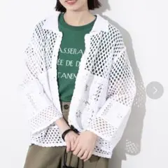 美品 SLOBE IENA レースカーディガン