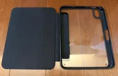 iPad mini 6/7 マグネット分離式ケース ブラック