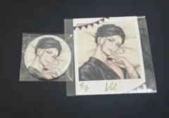 ツイステ くつろぎマイルーム ヴィル 缶バッジ フォトカ