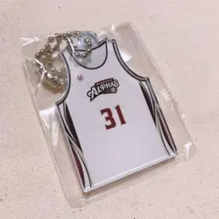 越谷アルファーズ　#31 喜多川修平選手　ユニフォーム型アクリルキーホルダー