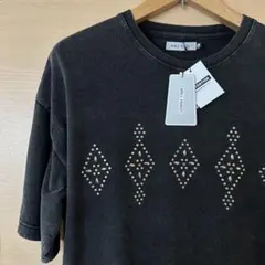 専用　新品未使用　訳あり　スタッズ付き　Tシャツ　ヴィンテージ風　加工　L