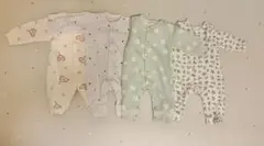 新品ロンパース・カバーオール 4点セット