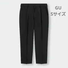 GU ドライワイドイージー ワイドパンツ スラックス ブラック