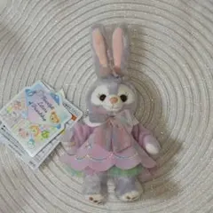 ダッフィー＆フレンズ 20周年 ハートフェルト ステラルー ぬいぐるみバッジ