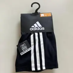 新品　adidas スパッツ　黒　3分丈　160cm ブラック　中高生