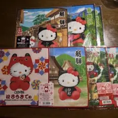 ハローキティ ご当地ハンカチ8枚セット（平成レトロ） - メルカリ