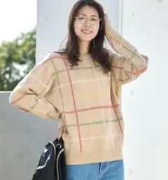 Arnold Palmer パーマーチェックセーター プルオーバー男女兼用 M