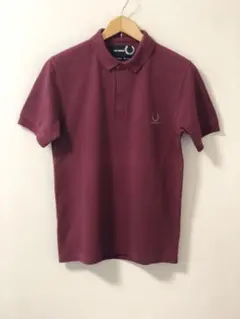 RAF SIMONS × FRED PERRY ポロシャツ S バーガンディ