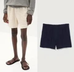 【AURALEE】2024ss TWEED MESH SHORTS NAVYのサムネイル