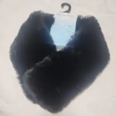 新品★ブラック ティペット ポリエステル 100%　マフラー