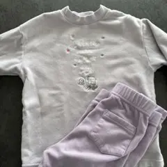 UNIQLO ディズニー エルサ パジャマ 120cm 薄紫 アナ雪