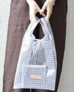 美品The Container Shop シースルー メッシュ トートバッグ